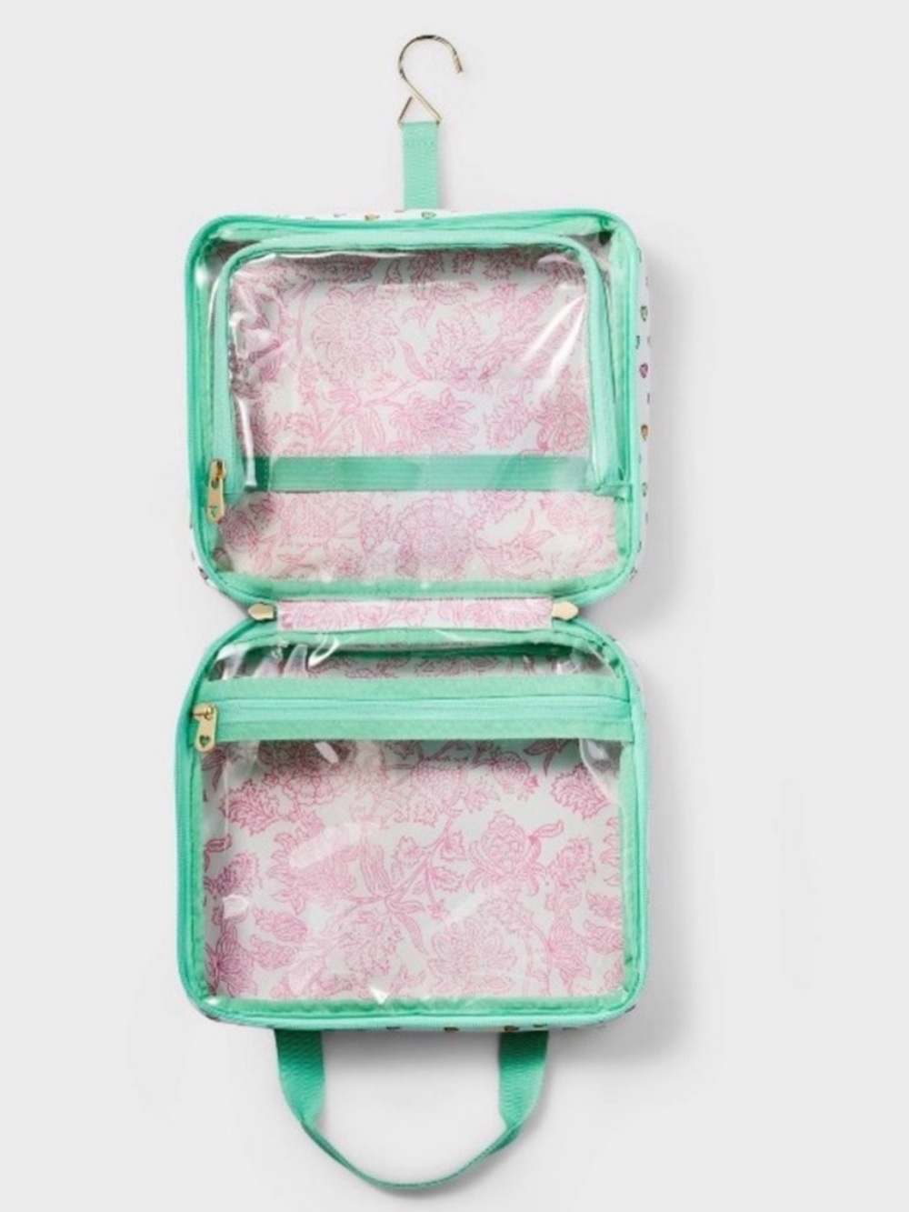 🆕 Roller rabbit x target hanging toiletry bag disco hearts - Picture 2 of 4
